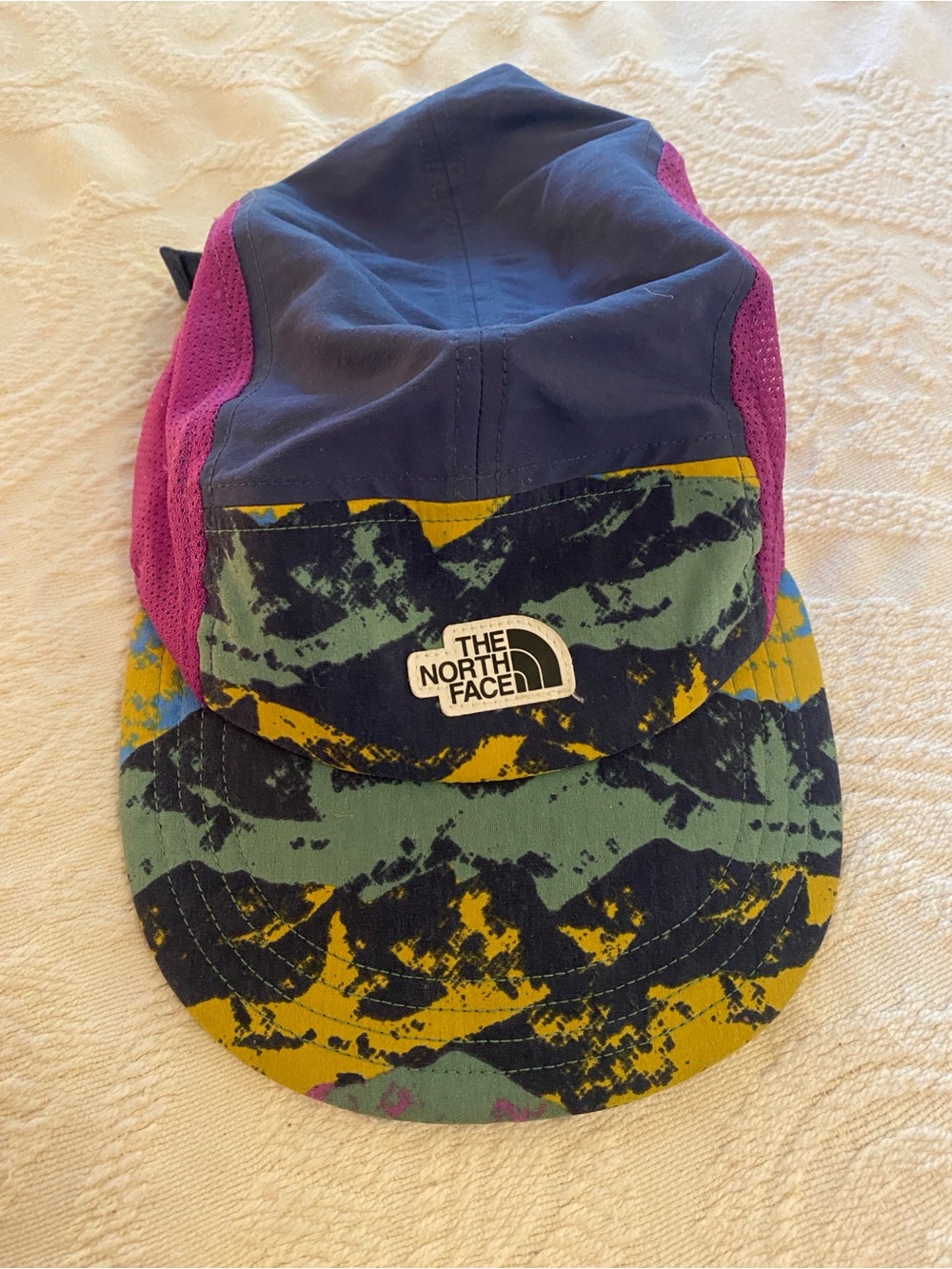 The North Face Kids Five-Panel Cap - Navy, Purple, Green, Yellow